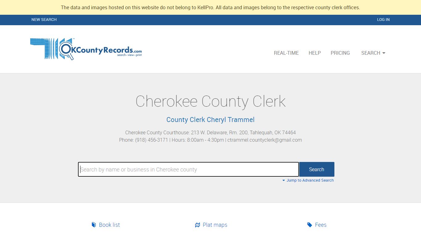 Cherokee County - County Clerk Public Land Records for ...